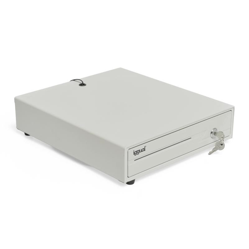 iggual Cajón portamonedas IRON-10W 38cm 4+6 blanco - APTACP0041