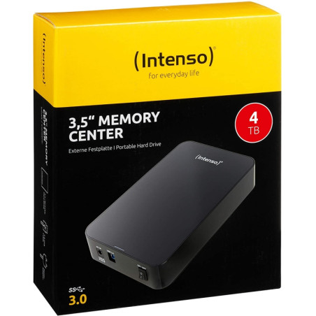 Intenso HDD Externo 6031512 4TB 3.5" USB 3.0 Negro - FAEDDE0164