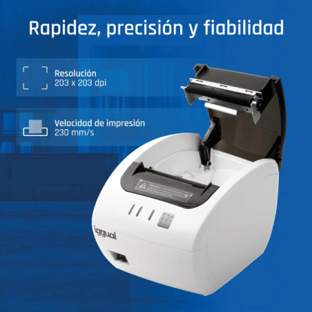 iggual Impresora térmica TP EASY 80W USB+RJ11 blan - FIMITE0448