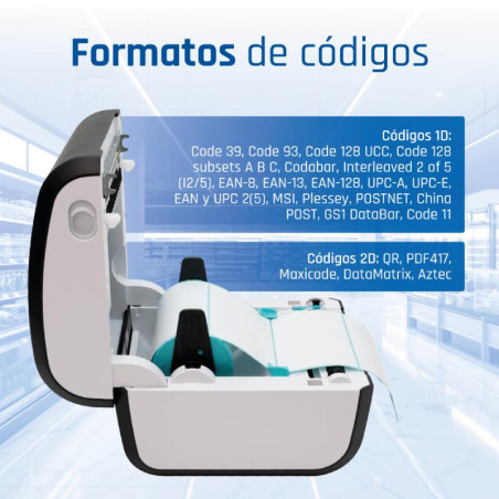 iggual Impresora etiquetas envíos 4X6 USB+Bluetoot - FIMITE0461