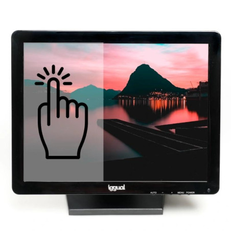 iggual Monitor táctil resistivo 15" USB VGA HDMI - FMOM150015