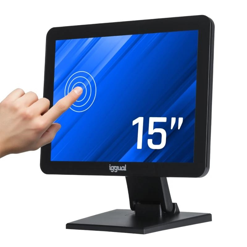 iggual Monitor táctil capacitivo 15" VGA HDMI USB - FMOM150031