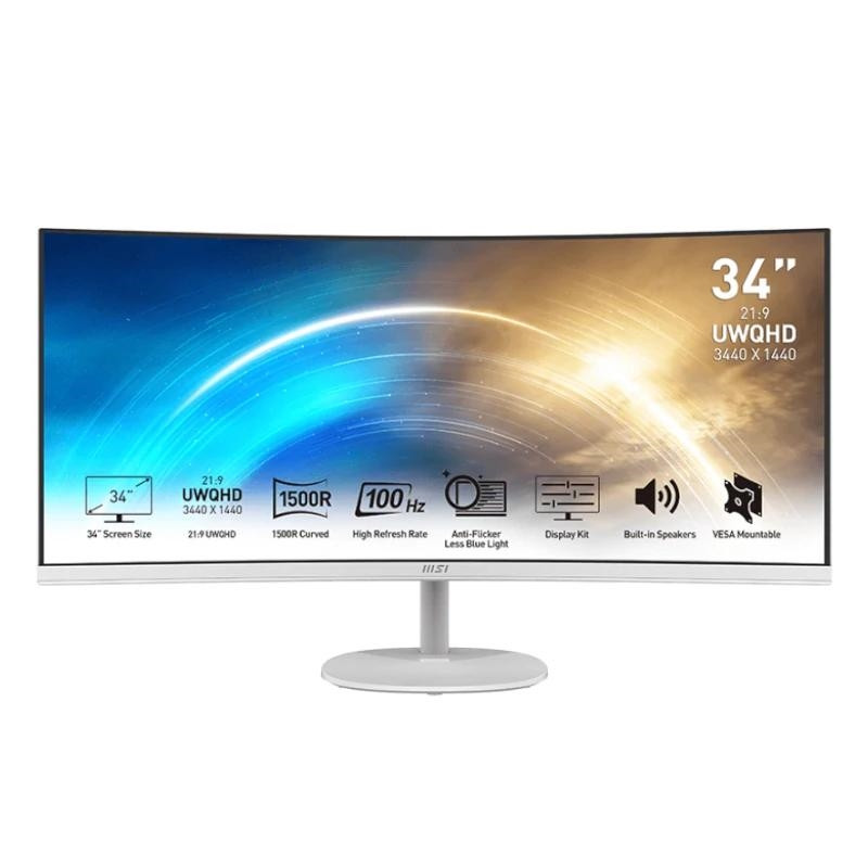MSI MP341CQW Monitor34" UWQHD VGA HDMI MM curv - FMOMLE0750