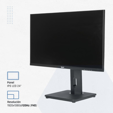 iggual Monitor 24" VGA HDMI 120Hz pivotante AA MM - FMOMLE0972