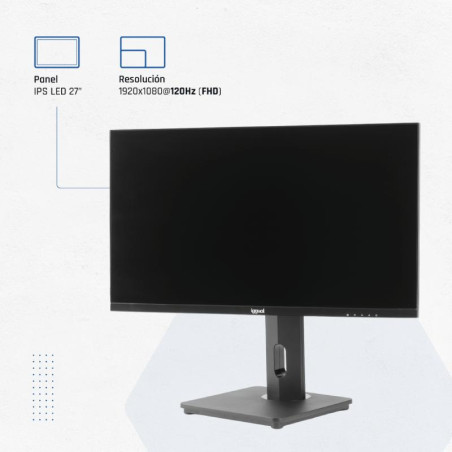 iggual Monitor 27" VGA HDMI 120Hz pivotante AA MM - FMOMLE0973