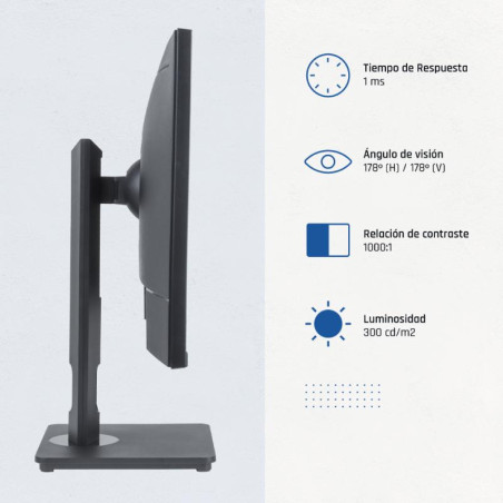 iggual Monitor 27" VGA HDMI 120Hz pivotante AA MM - FMOMLE0973