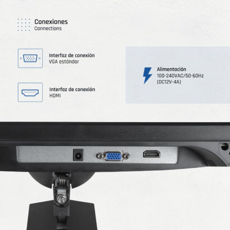 iggual Monitor 27" VGA HDMI 120Hz pivotante AA MM - FMOMLE0973