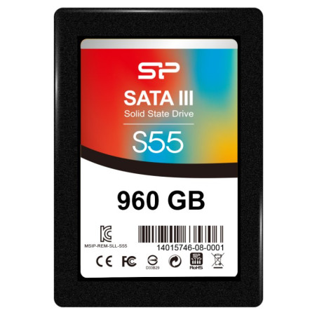 SP S55 SSD 960GB 2.5" 7mm Sata3 - IAIDSO0166