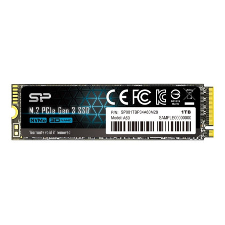 SP P34A60 1TB SSD M.2 PCIe Gen3x4 Nvme - IAIDSO0327