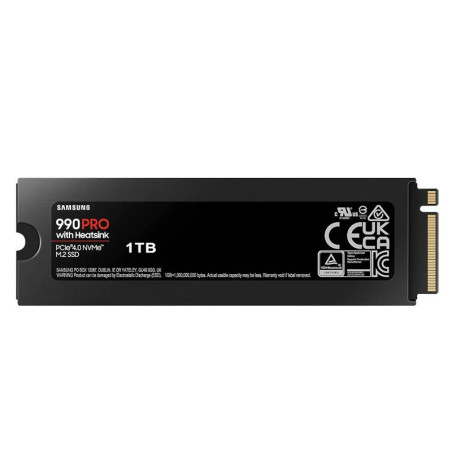 Samsung 990 PRO HeatSink SSD 1TB PCIe 4.0 NVMe M.2 - IAIDSO0683