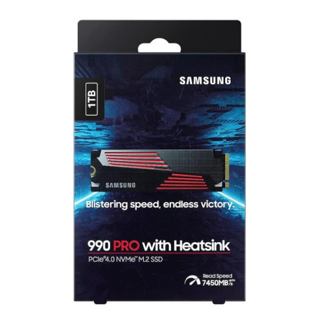 Samsung 990 PRO HeatSink SSD 1TB PCIe 4.0 NVMe M.2 - IAIDSO0683
