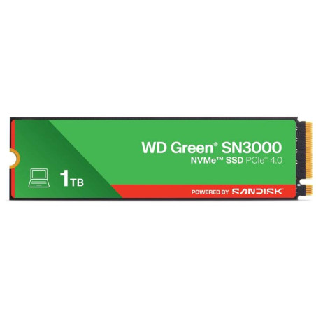 WD Green SN3000 SSD 1TB PCIe Gen4  NVMe - IAIDSO0851