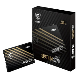 MSI SSD Spatium S270 240Gb 2.5" Sata 3 6Gbps - IAIDSO0894