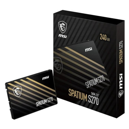 MSI SSD Spatium S270 240Gb 2.5" Sata 3 6Gbps - IAIDSO0894