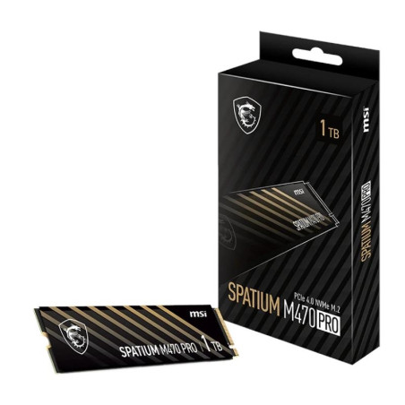 MSI SSD Spatium M470 Pro 1Tb PCIe 4.0 NVMe 6000Mbs - IAIDSO0918