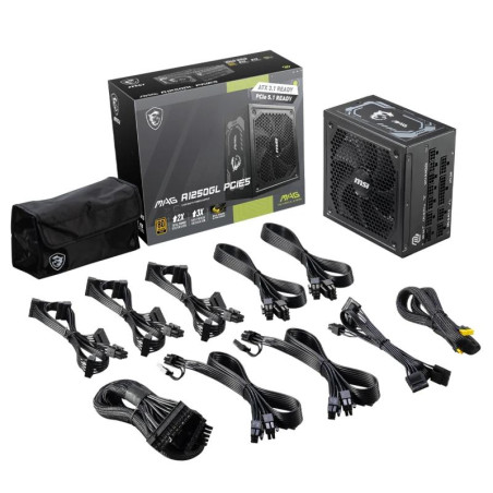 MSI Fuente Alimentación MAG A1250GL 1250W 80+ Gold - ICAFA70414