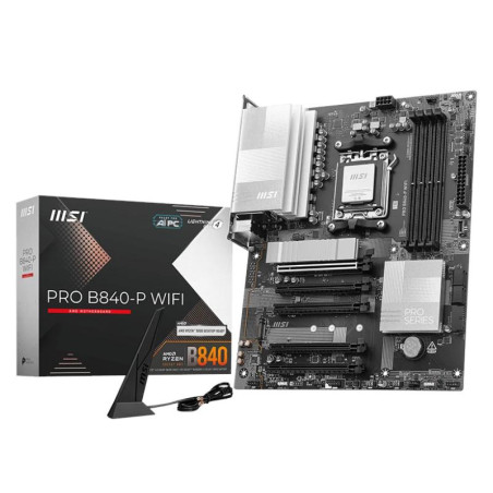 MSI Placa Base PRO B840-P WIFI DDR5 ATX AM5 - IPBPA50063