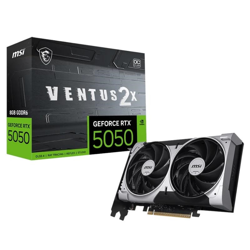 MSI VGA NVIDIA RTX 5050 8G VENTUS 2X OC DDR6 - ITGPE60595
