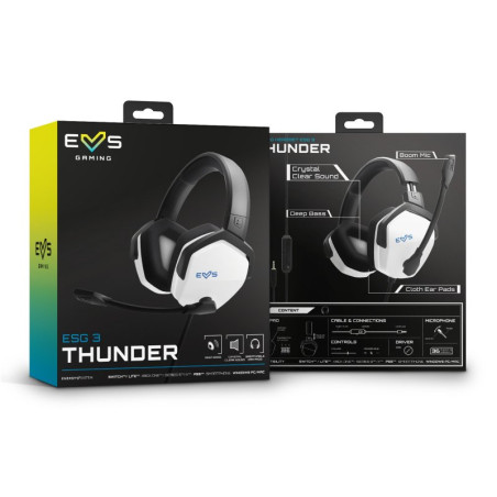 ENERGY SISTEM Auricular Gaming Headset ESG 3 White - MAUAMI1004