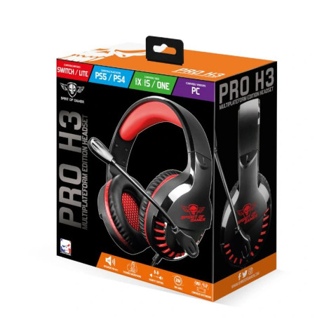 Spirit of Gamer Auricular Pro H3 PC - MAUAMI1081