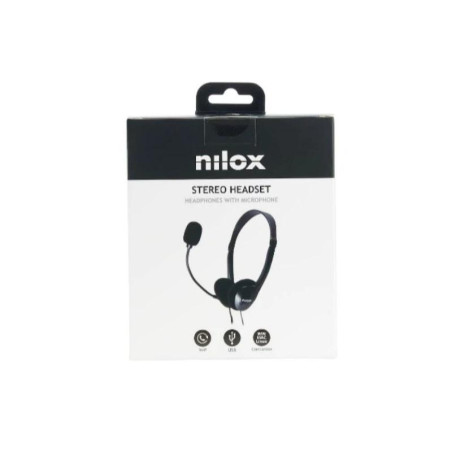 Nilox Auriculares con micrófono USB - MAUAMI1136