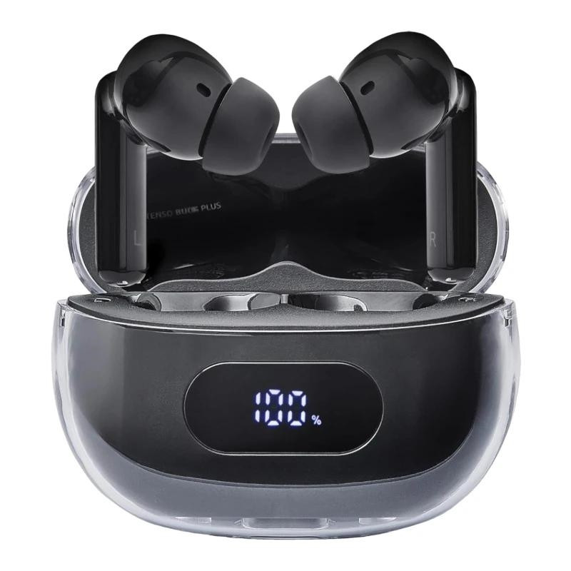 Intenso | Buds Plus Auriculares TWS ANC+ENC| Negro - MAUAMI1218