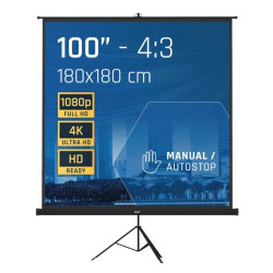 iggual Pantalla 100" 180x180 cm 1:1 trípode+bolsa - MPRPAY0046