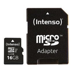 Intenso 3423470 Micro SD UHS-I Premium 16GB c/adap - MTMSDM0200