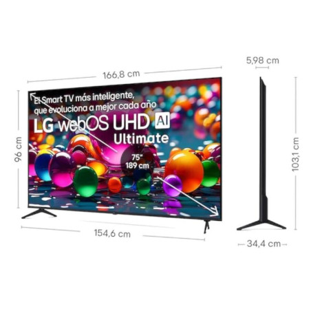 LG 75UA75006LA TV 75" UHD 4K AI STV USB HDMI Bt - MTVLED0985