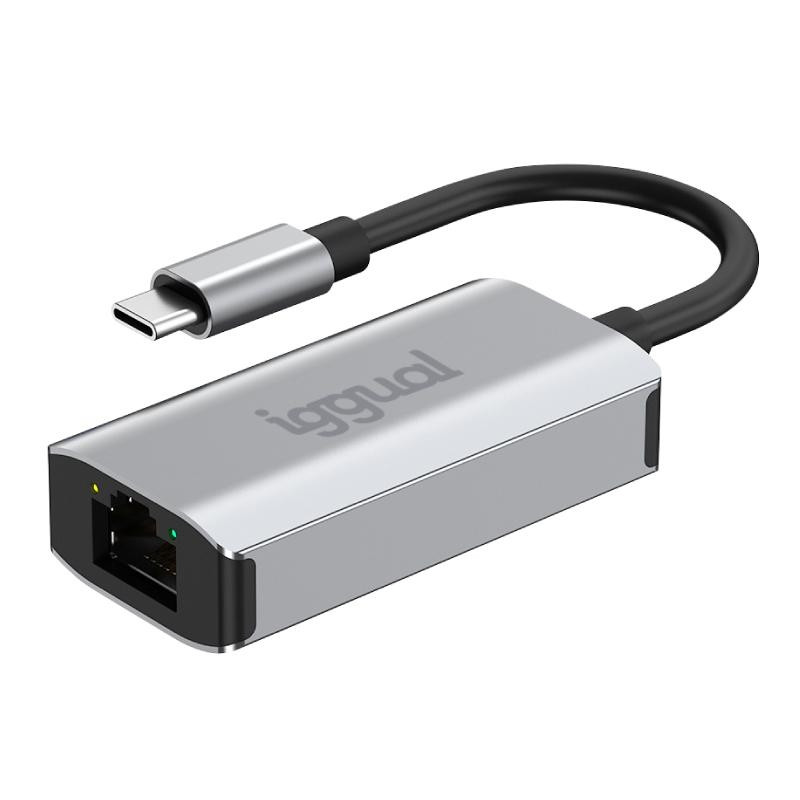 iggual Adaptador tipo C a RJ45 Gigabit 1000Mbps - NADACA0203