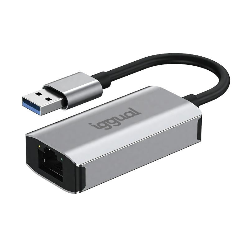 iggual Adaptador USB-A 3.0 a RJ45 Gigabit - NADACA0223