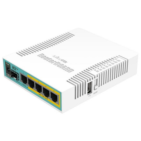 MikroTik RB960PGS hEX PoE Router 5xGB 1xSFP L4 - NROCAB0071