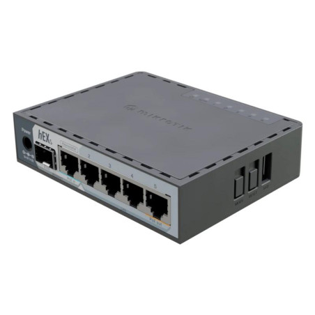 Mikrotik E60iUGS hEX Router 5xGbE PoE-I/O 1x2.5SFP - NROCAB0119