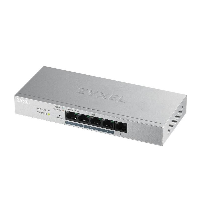 ZyXEL GS1200-5HPV2 Managed Switch 5xGb (4xPoE+) - NSWSAR0443