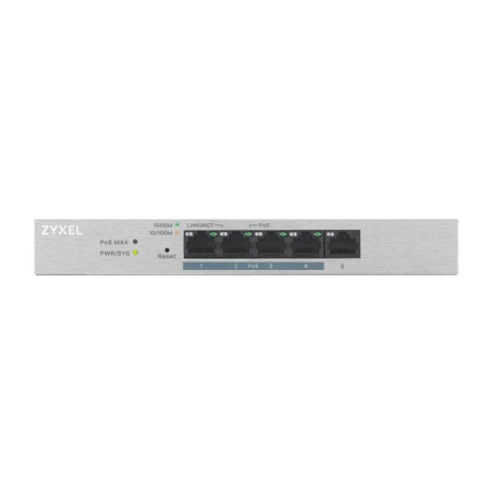 ZyXEL GS1200-5HPV2 Managed Switch 5xGb (4xPoE+) - NSWSAR0443