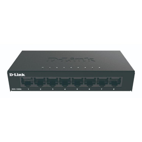 D-Link DGS-108GL Switch 8xGB Metal Plug&Play - NSWSSO0283