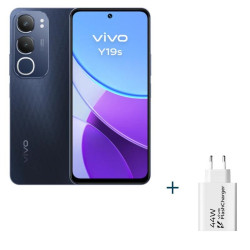 VIVO Y19s 6.68" 6Gb(+6Gb)128Gb Black+ Cargador 44W - NTETMO3135