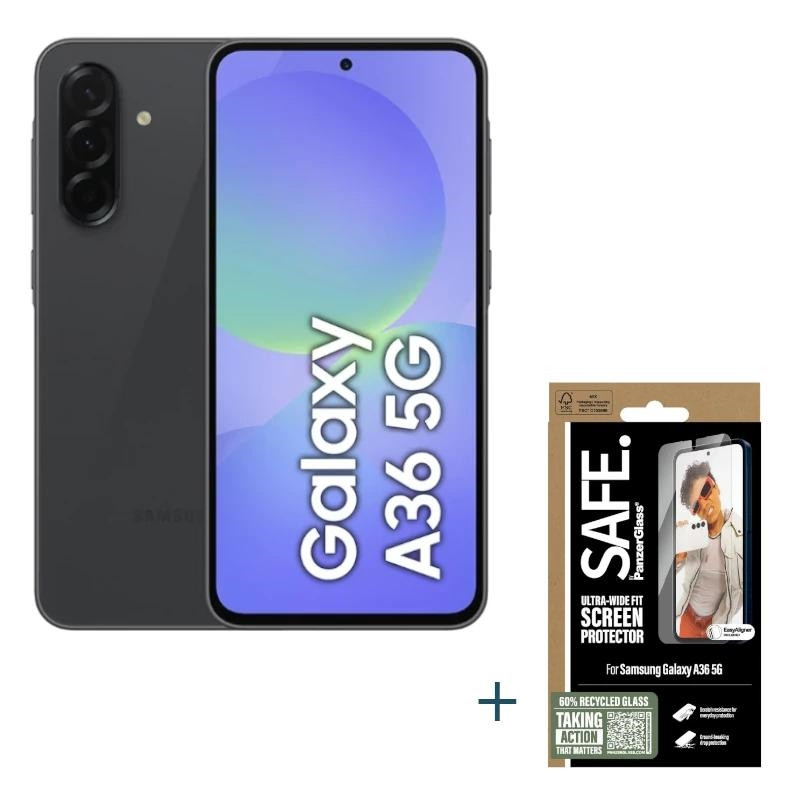 Samsung Galaxy A36 EE 256GB 8GB Black+Prot SAFE - NTETMO3161