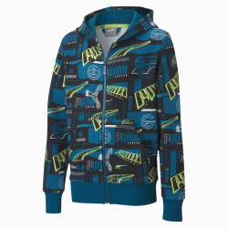 Sudadera PUMA ALPHA AOP FULL-ZIP 583197 36 Azul - 4062453340375