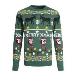 Jersey JACK & JONES JORHOHO KNIT 12221312 VERDE Verde - 5715313449587