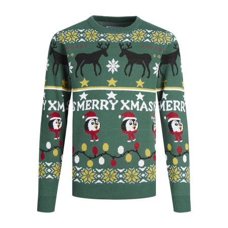 Jersey JACK & JONES JORHOHO KNIT 12221312 VERDE Verde - 5715313449600