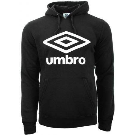 Sudadera UMBRO FLEECE LARGE LOGO OH HOODIE JNR 51106U 090 Negro - 5054885970946