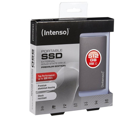 Intenso External SSD 256GB Premium Edition 1.8" - FAEDDE0204