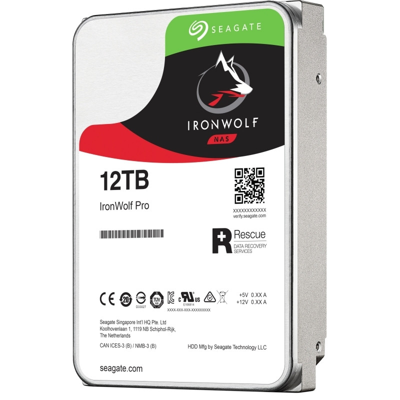 Seagate IronWolf NAS ST12000VN0008 12TB 3.5" SATA3 - IAIDMA0421