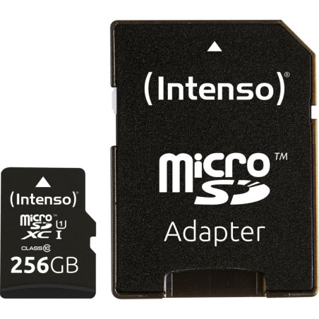 Intenso 3423492 Micro SD UHS-I Premium 256G c/adap - MTMSDM0229
