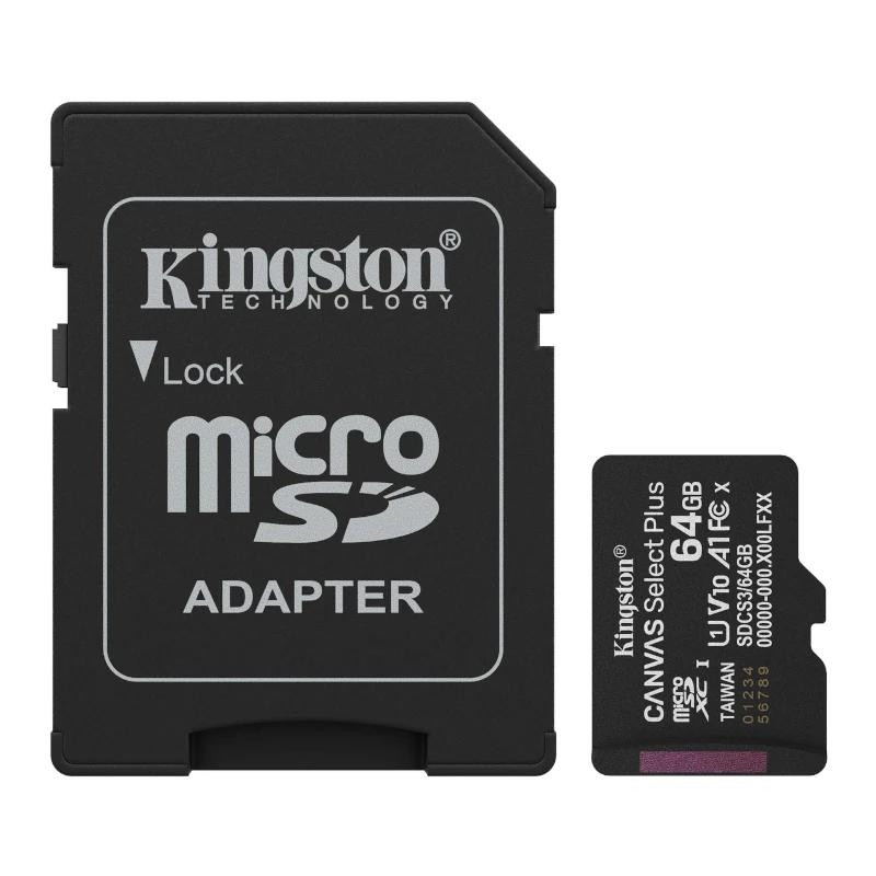 Kingston SDCS3/64GB microSDXC Gen3 100MB/s A1 - MTMSDM0324
