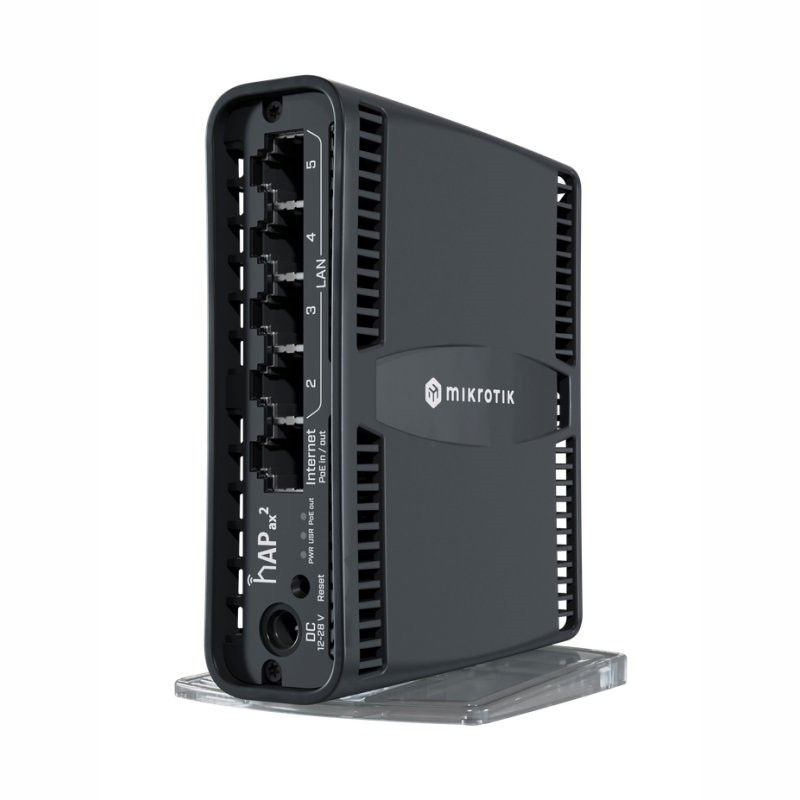 Mikrotik hAP ax2 Router WiFi6 5xGbE (1PoE) Dual - NROINA0356