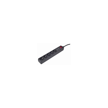 REGLETA GEMBIRD 5 TOMAS PROTECCION ANTIPICOS NEGRO 3M - SPG5-C-10