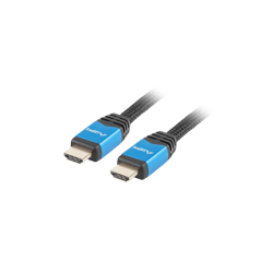 CABLE HDMI LANBERG MACHO/MACHO V2.0 CU 4K PREMIUM 3M NEGRO - CA-HDMI-20CU-0030-BL