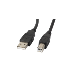 CABLE IMPRESORA LANBERG USB MACHO/USB MACHO FERRITA 5M NEGRO - CA-USBA-11CC-0050-BK